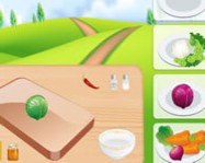 Cooking healthy salad főzős játékok